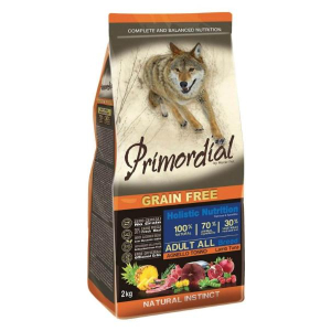 Primordial Dog Корм сухой беззерновой для собак (тунец, ягненок), 2кг