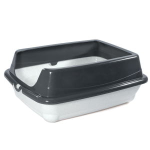 Gamma "Пушок" Туалет для кошекс высоким бортом, 45,5x35x19 см