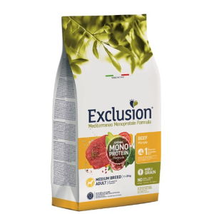 Exclusion Monoprotein Noble Grain Adult Mediumсухой корм для средних пород (Говядина), 3кг