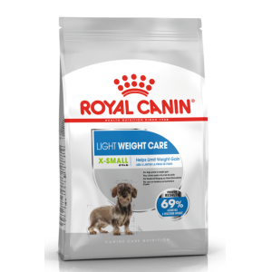 Royal Canin X-small Light Weight Корм сухой для взрослых собак миниатюрных размеров, склонных к набору лишнего веса, 1,5кг