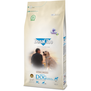 Bonacibo Adult Dog Для взрослых собак всех пород (курочка, анчоус, рис), 4кг
