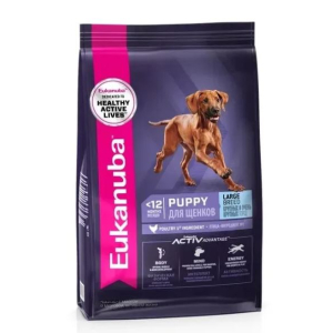 Eukanuba Puppy Large Breed сухой корм для щенков крупных пород 15кг