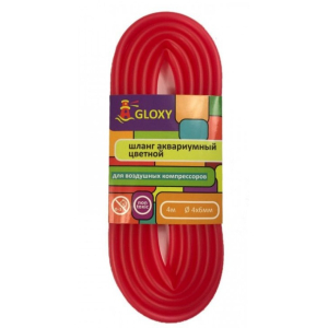 Шланг воздушный GLOXY Красный 4х6мм, длина 4м