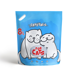FOR CATS Наполнитель силикагелевый для кошачьего туалета, 8л