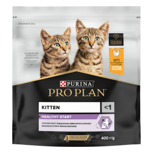 Purina Pro Plan Корм сухой для котят (курица), 400г