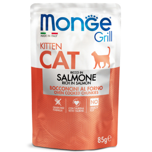 Monge Cat Grill для котят, с норвежским лососем, 85гр