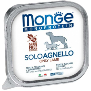 Monge Dog Monoprotein  для собак  паштет из ягненка,150гр