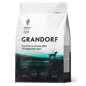 Grandorf  VET DOG GASTROINTESTINAL LOW FAT сухой корм для собак диетический, при гиперлипидемии на основе бескостной индейки 3кг