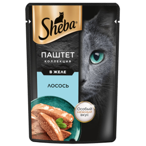 Шеба Плежер Паштет с лососем,75г