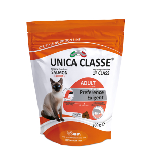 Unica Classe Adult Gourmet Exigent для взрослых привередливых кошек (Лосось), 300 гр