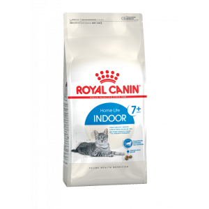 Royal Canin Indoor 7+ Корм сухой сбалансированный для стареющих кошек, живущих в помещении, 0,4 кг