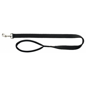Поводок "TRIXIE" для собак "Premium Leash", нейлон (XS), 1,2м/10мм, черный