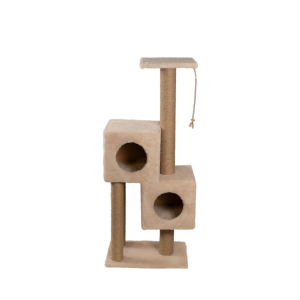 Cat-House "Двойной домик" Когтеточка для кошек (джут), 127см