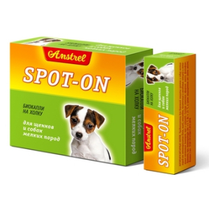 Amstrel Биокапли антипаразитарные для собак, 2мл