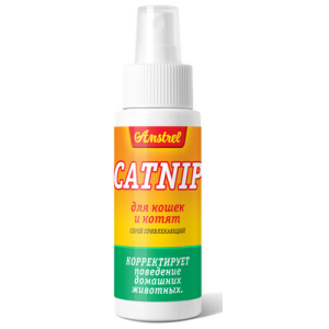 Amstrel Catnip Спрей привлекающий для кошей и котят, 100мл