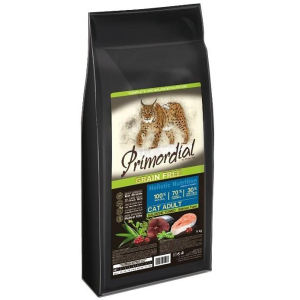 Primordial Cat Корм сухой беззерновой для кошек (лосось, тунец), 6кг