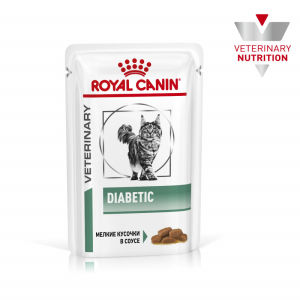 Royal Canin Diabetic Feline Корм диетический для взрослых кошек при сахарном диабете, соус, 0,085 кг