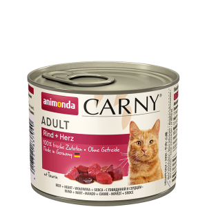 Animonda Carny Консервы для взрослых кошек (говядина, сердце), 400г