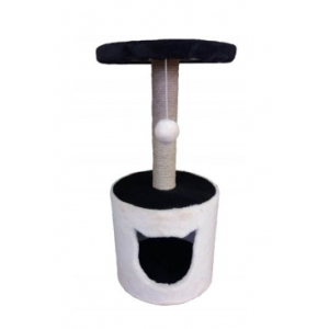 Alpha Домик круглый с полкой для кошек, 65см