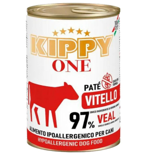 Kippy ONE Monoprotein Hyppoallergenic влажный корм для собак всех пород (телятина) 400гр