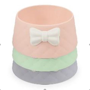 Миска пластиковая с бантом 0,5 л