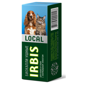 Irbis Local Биокапли ушные для собак и кошек (с акарицидным эффектом)