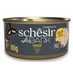 Schesir AFTER DARK паштет для кошек (курица), 80 гр