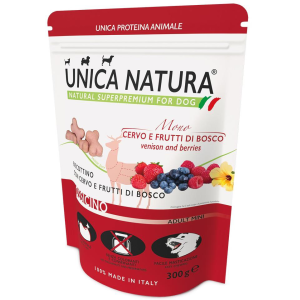 Unica Лакомство для собак (печенье с олениной и дикими ягодами), 300г