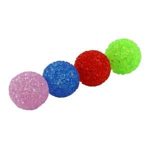 Мячик для кошек звенящий "кристал" (4 см.)  1 шт