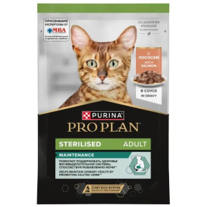 Pro Plan Sterilised Maintenance (Лосось в соусе) 85гр