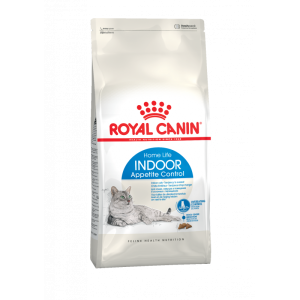 Royal Canin Indoor Appetite Control Корм сухой сбалансированный для взрослых кошек, живущих в помещении, 0,4кг