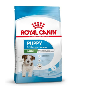 Royal Canin Mini Puppy Корм сухой полнорационный для щенков мелких пород (вес взрослой собаки до 10 кг) в возрасте до 10 месяцев, 4 кг