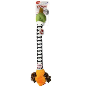 Gigwi Игрушка для собак Утка с хрустящей шеей и пищалкой 54см, серия CRUNCHY NECK