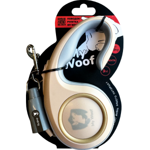 MY WOOF Поводок-рулетка с запасным механизмом спасения,размер S