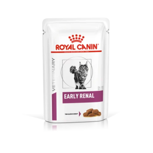 Royal Canin Early Renal Feline Корм консервированный диетический для кошек при ранней стадии почечной недостаточности, соус 85гр