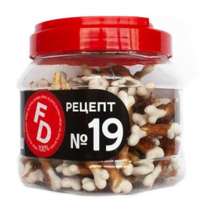 For Dogs №19 Лакомство для собак (мясо куропатки на кальциевой косточке), 500г