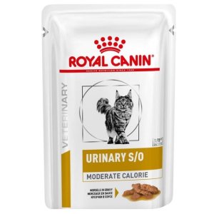 Royal Canin Urinary S/O Moderate Calorie Корм диетический для кошек при мочекаменной болезни, соус, 85г