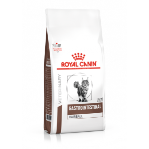 Royal Canin Gastrointestinal Hairball Корм сухой диетический для взрослых кошек при нарушениях пищеварения, 2 кг