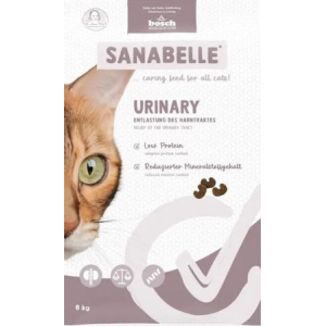 Бош Санабелль Юринери сухой корм  для котов мочеполовой системы и улучшения обмена веществ,8кг