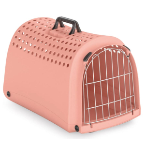 Переноска IMAC LINUS 2ND LIFE для кошек и собак 52,5х32х34,5см цвет коралловый
