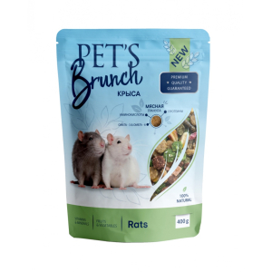 Pet's Brunch Корм сухой для крыс, 400г