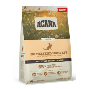 Acana Корм сухой низкозерновой для кошек всех пород (курица, индейка), 1,8кг