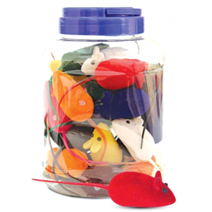 Triol Игрушка для кошек "Мышь", 65мм 1шт