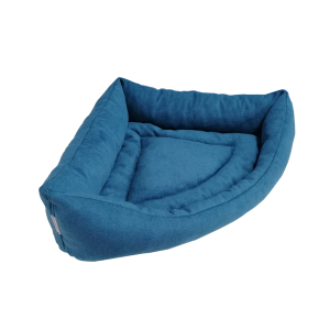 Лежанка угловая "Фрида"  для животных "Happy Friends", мебельная ткань, 45*45*14 см.