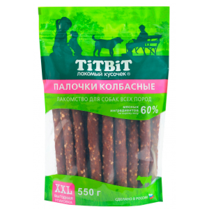 Titbit Лакомство для собак (палочки колбасные), 550г