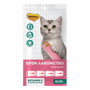 Мнямс Крем-лакомство для кошек (тунец Кацуо), 15г