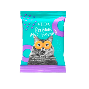 Veda Веселый Мур-р-рмелад Лакомство для кошек (инулин), 6г