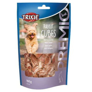Лакомство "TRIXIE PREMIO" для собак, кубики из кролика, без сахара, 100 г.
