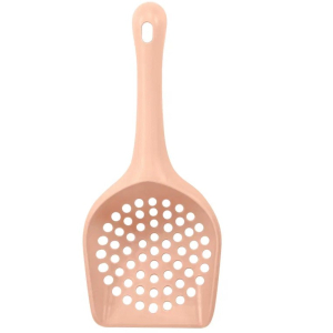 Triol Совок для кошачьего туалета с круглой ячейкой, бежевый, 262*112*43мм