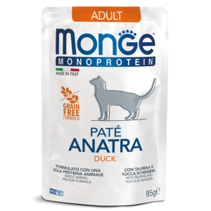 Monge Cat Monoprotein пресервы для кошек (утка) 85гр